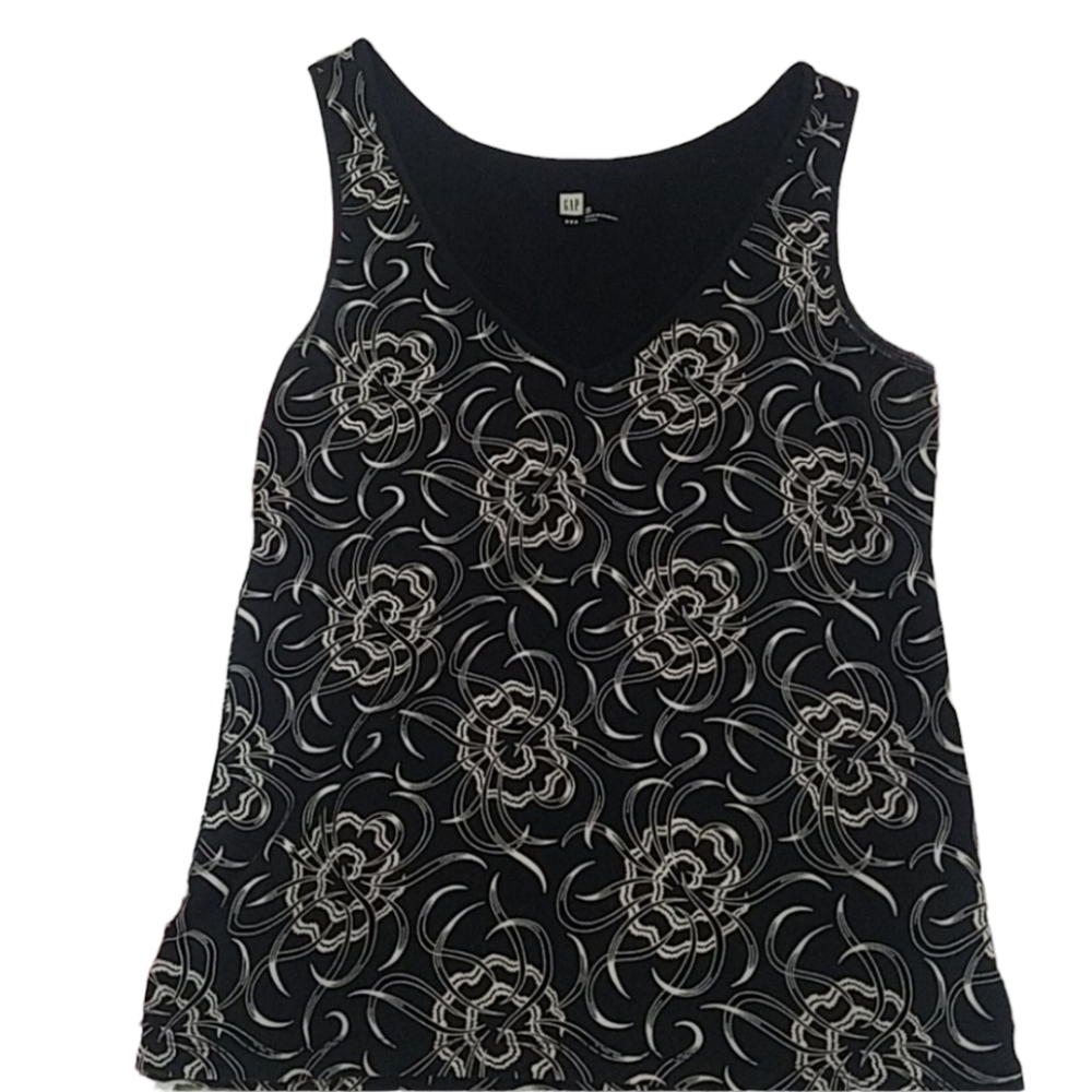 Gap Black Sleeveless Shirt
